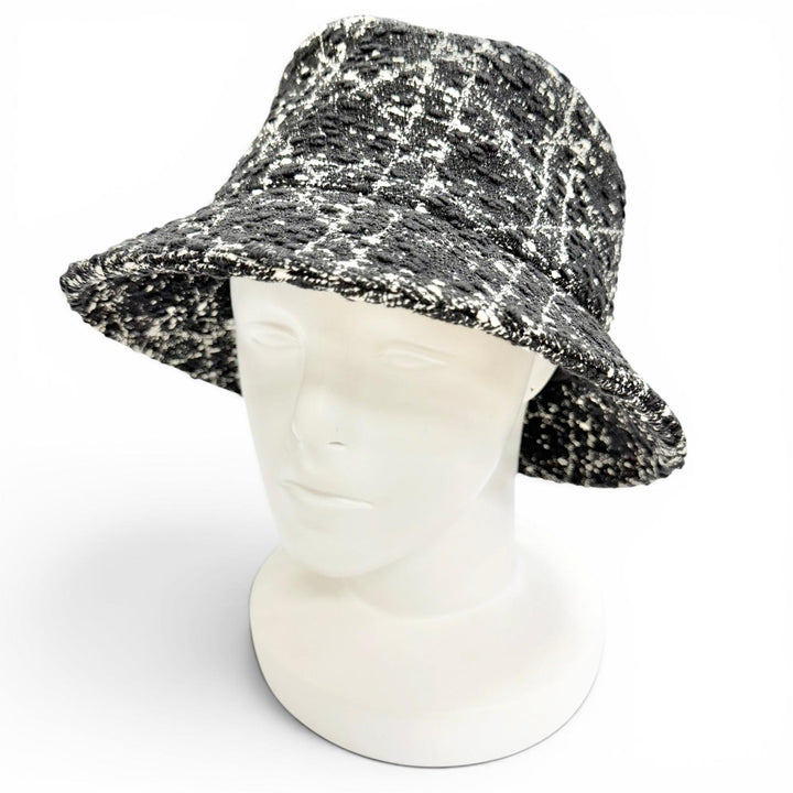 Great Christian Dior TEDDY-D Bob Hat Macro Cannage Bucket Hat black 42TTC923A129
