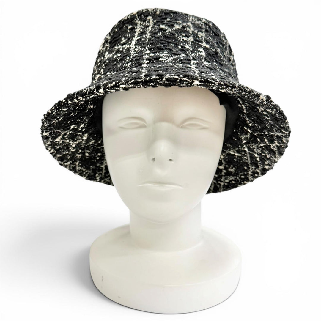 Great Christian Dior TEDDY-D Bob Hat Macro Cannage Bucket Hat black 42TTC923A129