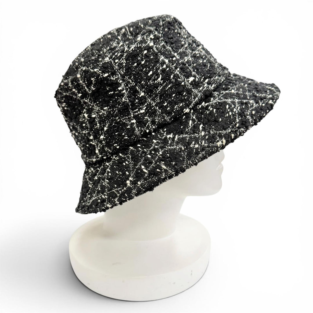 Great Christian Dior TEDDY-D Bob Hat Macro Cannage Bucket Hat black 42TTC923A129