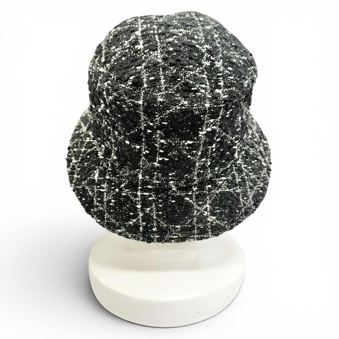 Great Christian Dior TEDDY-D Bob Hat Macro Cannage Bucket Hat black 42TTC923A129