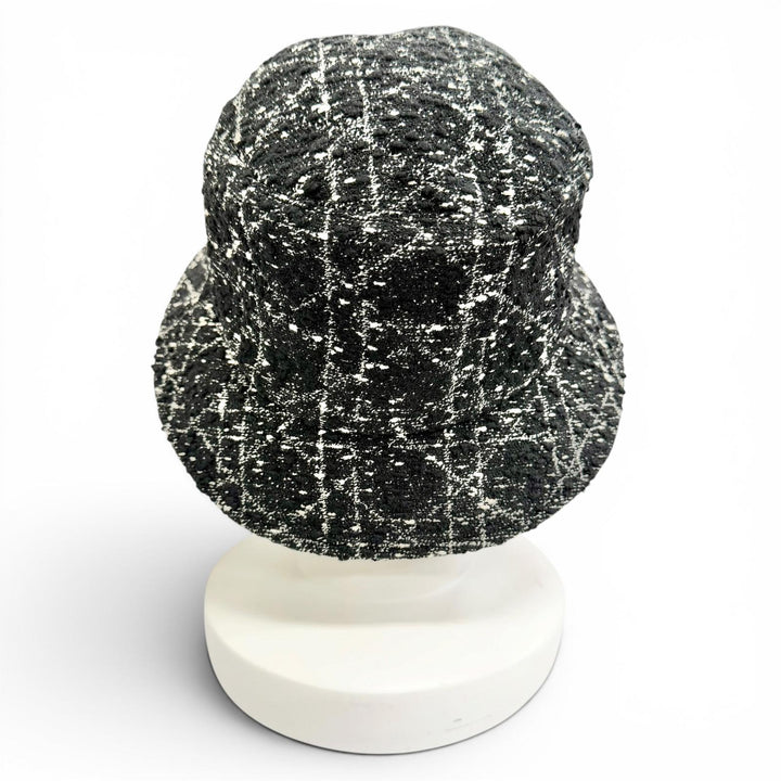 Great Christian Dior TEDDY-D Bob Hat Macro Cannage Bucket Hat black 42TTC923A129