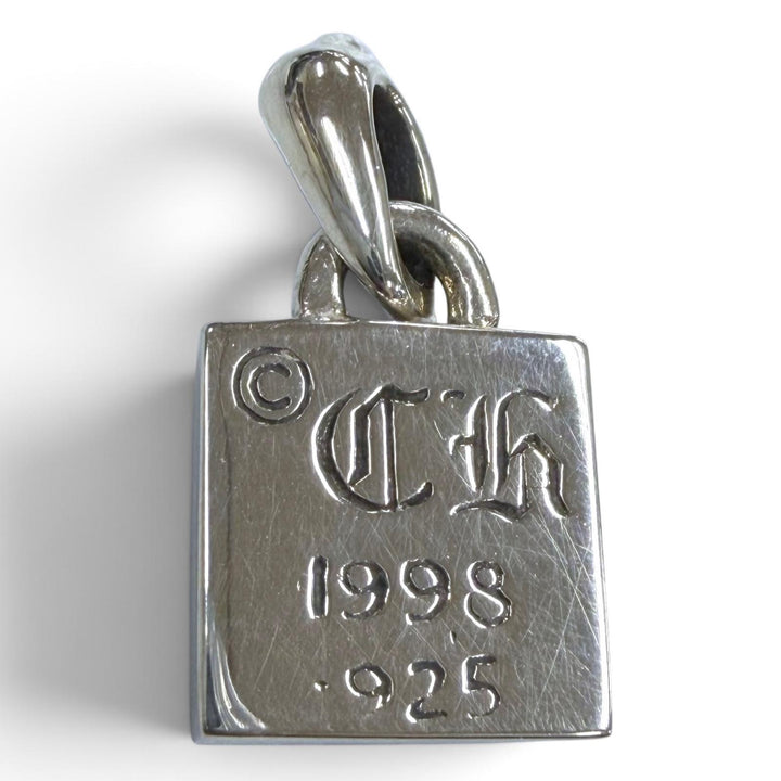 Excellent CHROME HEARTS Pendant top FRAMED CH PLUS Purchased in 2020 Silver 925