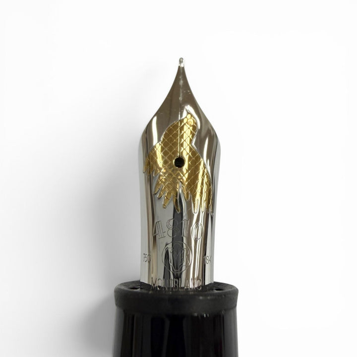 Excellent MONTBLANC fountain pen Donation Pen Herbert von Karajan black 18K mens