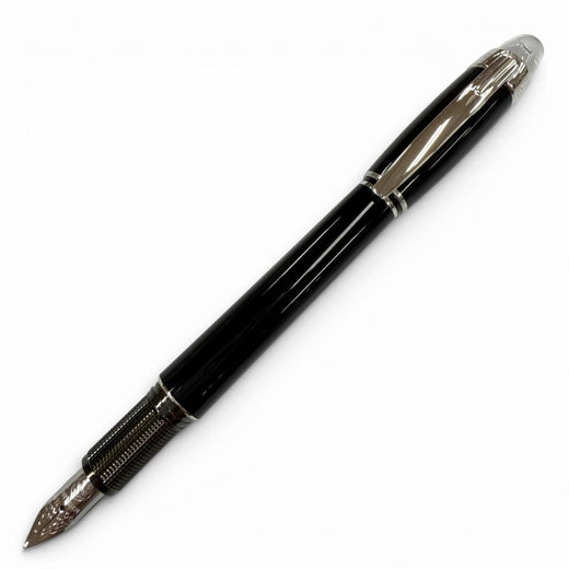 Excellent MONTBLANC fountain pen Starwalker Special Edition black 18K mens