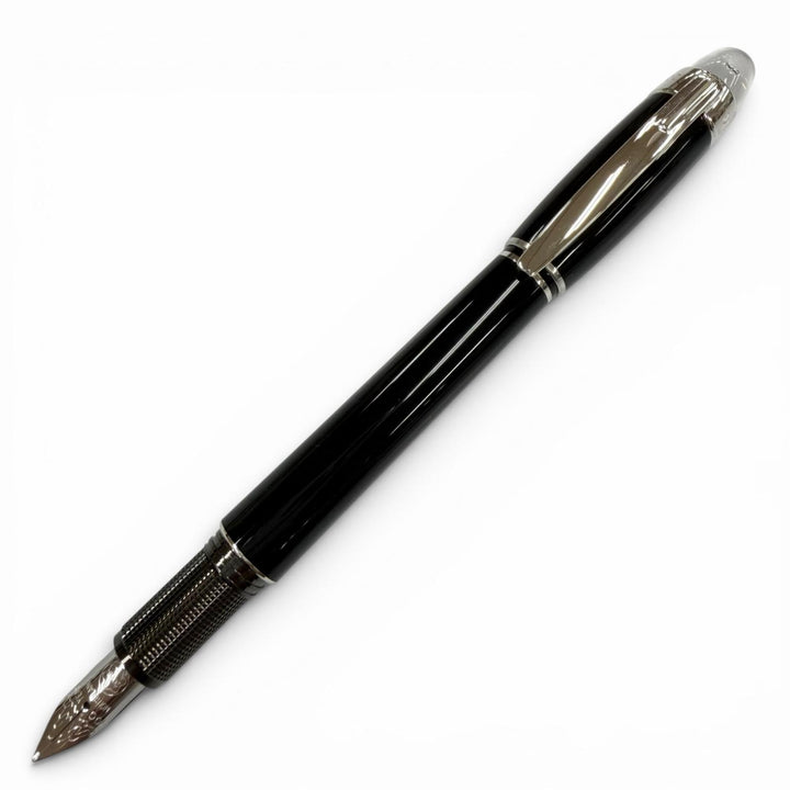 Excellent MONTBLANC fountain pen Starwalker Special Edition black 18K mens