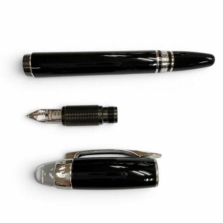 Excellent MONTBLANC fountain pen Starwalker Special Edition black 18K mens