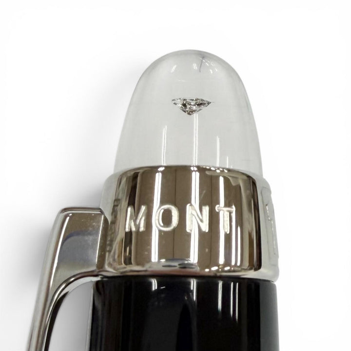 Excellent MONTBLANC fountain pen Starwalker Special Edition black 18K mens