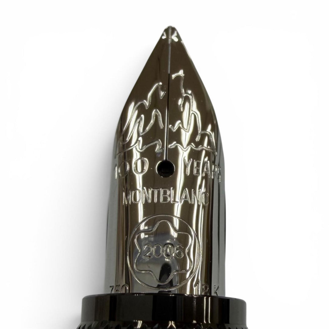 Excellent MONTBLANC fountain pen Starwalker Special Edition black 18K mens