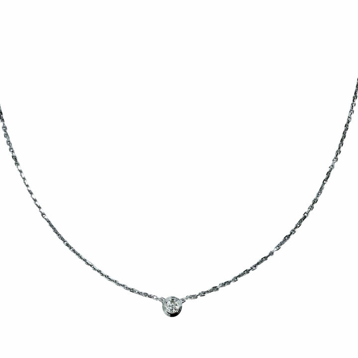 Great Cartier Necklace Damour XS White gold 750 Women WFE089