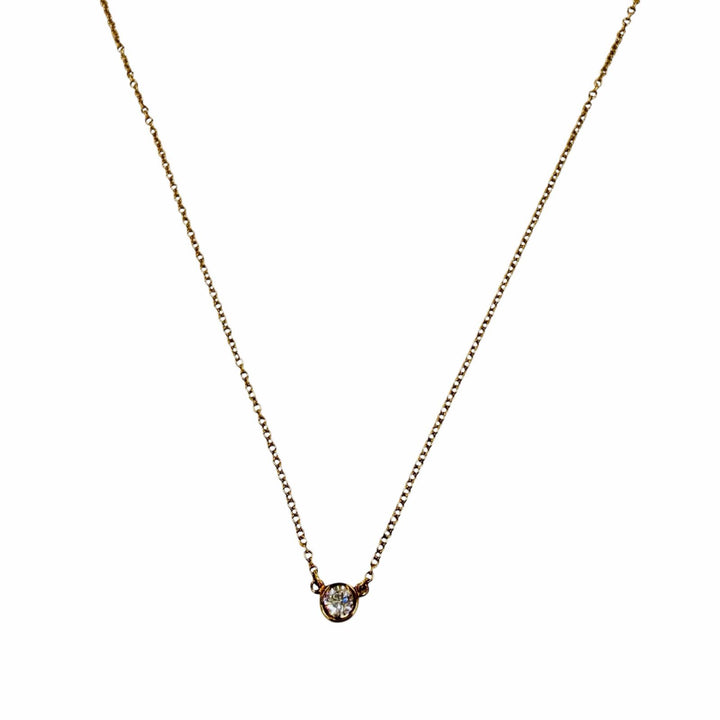 Great TIFFANY&Co. Necklace El Saperetti Pink gold 750 Women