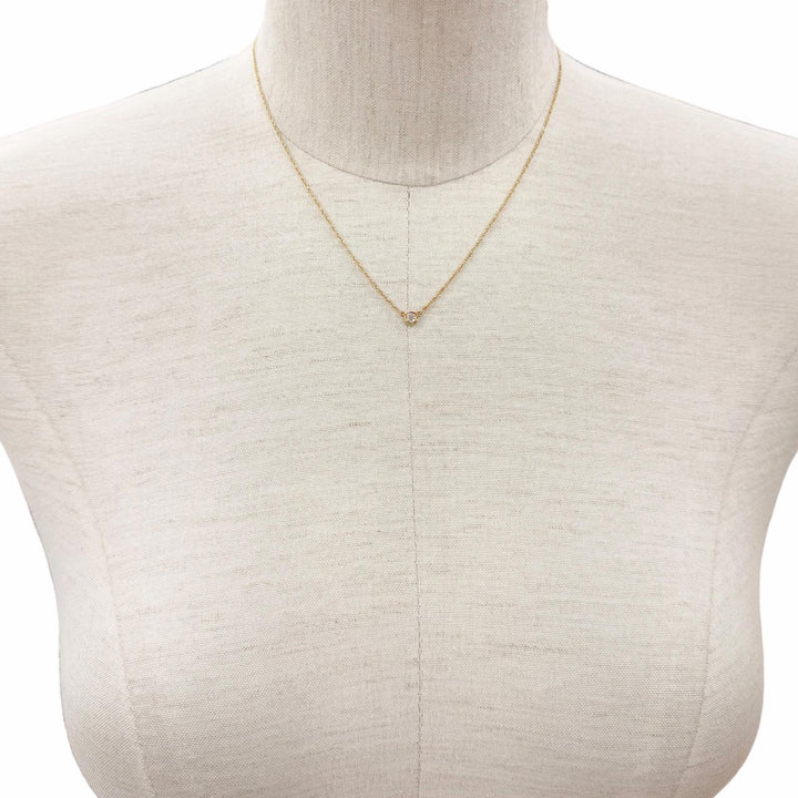 Great TIFFANY&Co. Necklace El Saperetti Pink gold 750 Women