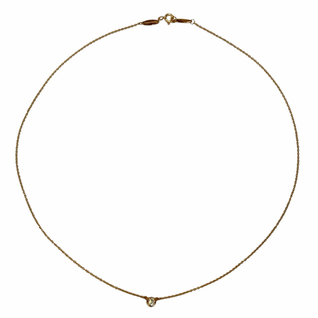 Great TIFFANY&Co. Necklace El Saperetti Pink gold 750 Women