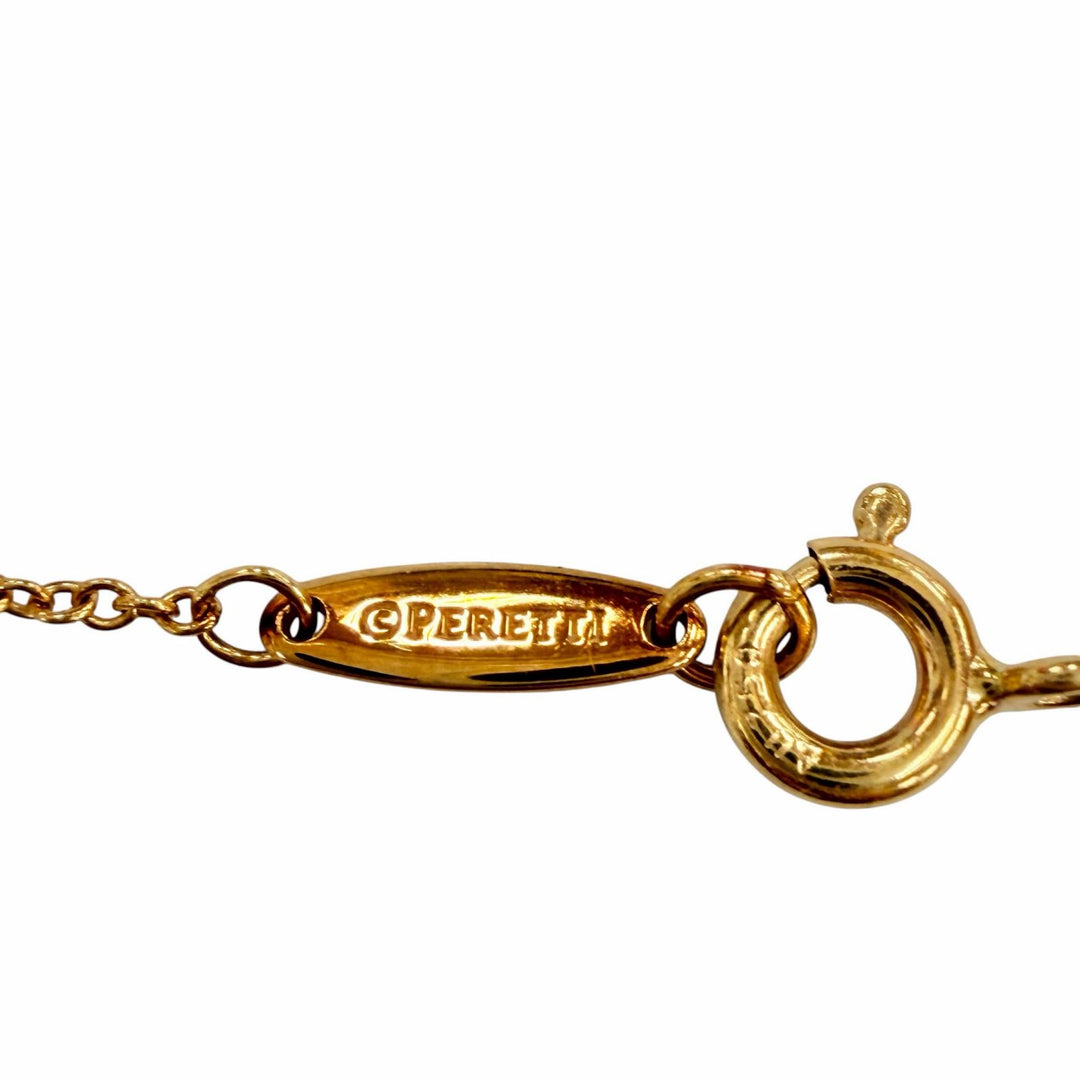 Great TIFFANY&Co. Necklace El Saperetti Pink gold 750 Women