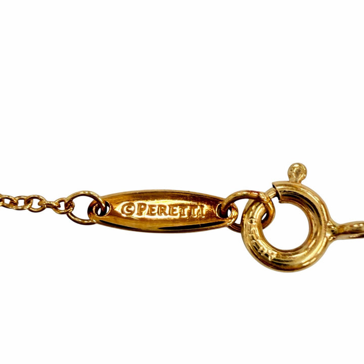 Great TIFFANY&Co. Necklace El Saperetti Pink gold 750 Women
