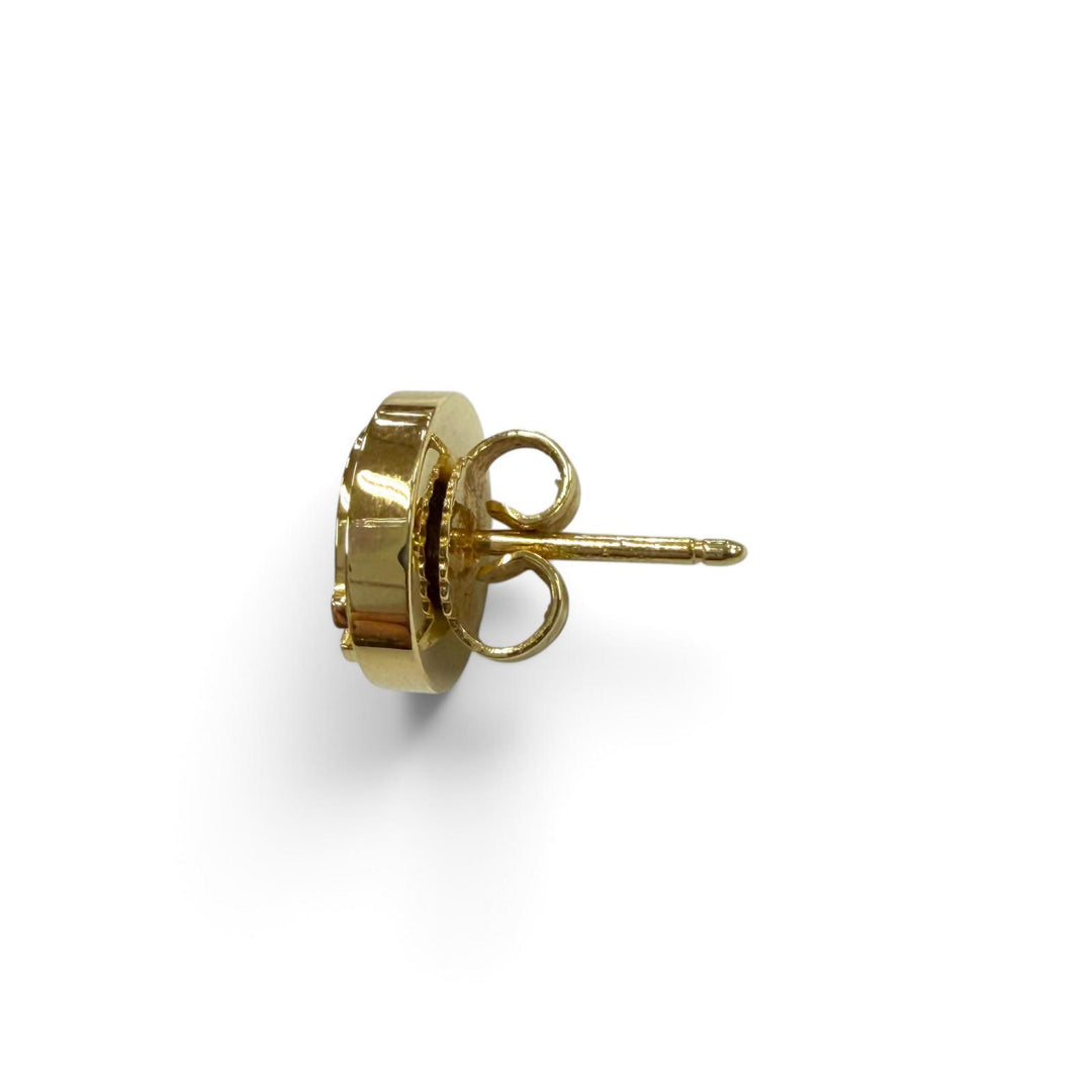 Excellent TIFFANY&Co. Pierce T TWO Circle Purchased in March 2021 Yellow Gold