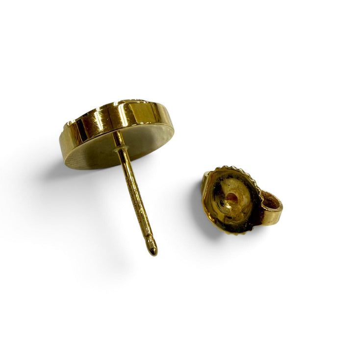 Excellent TIFFANY&Co. Pierce T TWO Circle Purchased in March 2021 Yellow Gold