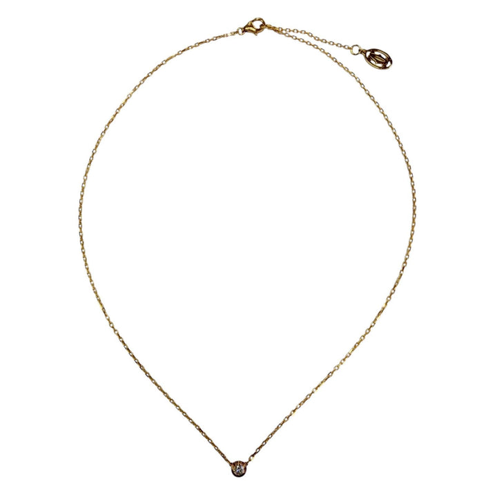 Excellent Cartier Necklace Amour SM Diamond Necklace Purchased Yellow Gold AU750