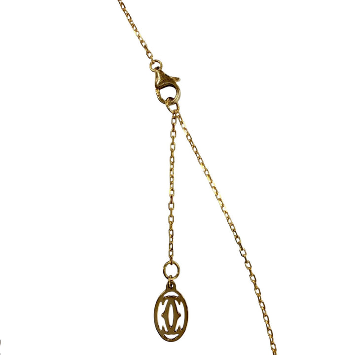 Excellent Cartier Necklace Amour SM Diamond Necklace Purchased Yellow Gold AU750