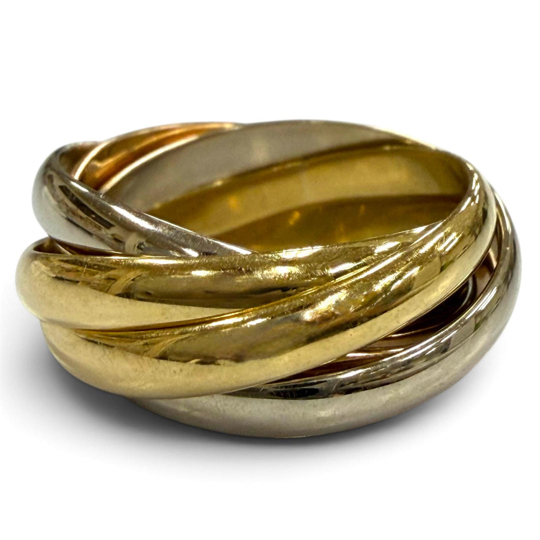 Great Cartier Ring ring Trinity 5 stations Yellow Gold 750 Women A5976J