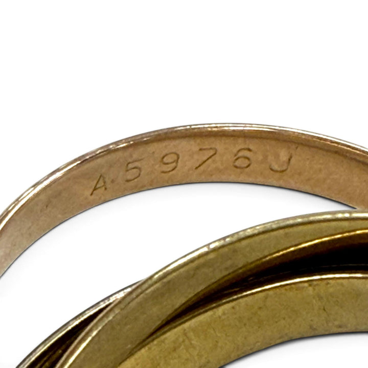 Great Cartier Ring ring Trinity 5 stations Yellow Gold 750 Women A5976J