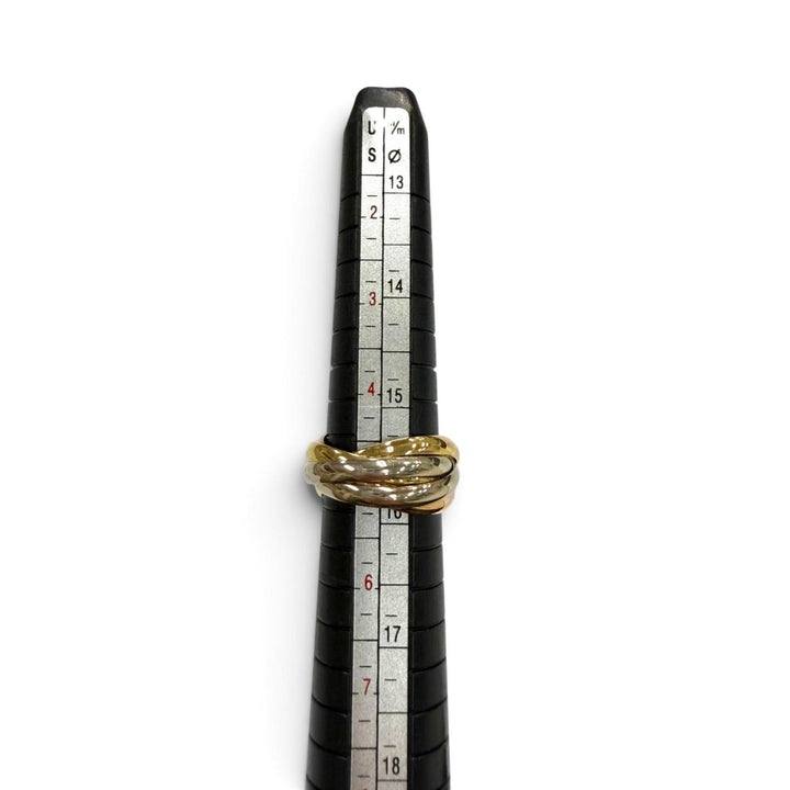 Great Cartier Ring ring Trinity 5 stations Yellow Gold 750 Women A5976J