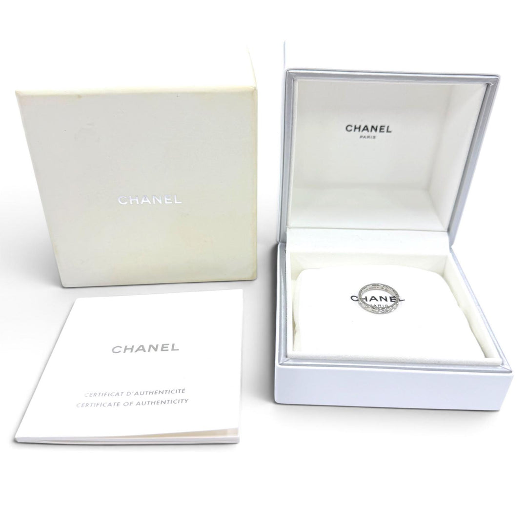 Excellent CHANEL Coco Crush 5P Diamond Ring with Certificate, June 2021 Platinum