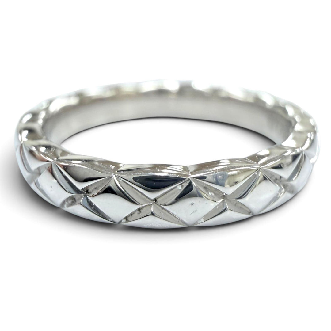 Excellent CHANEL Coco Crush 5P Diamond Ring with Certificate, June 2021 Platinum