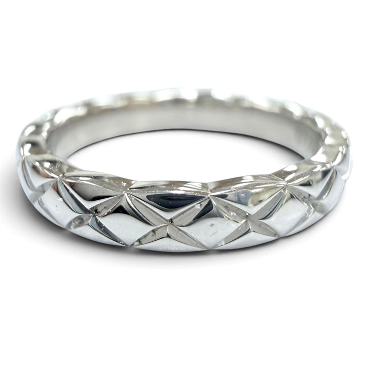 Excellent CHANEL Coco Crush 5P Diamond Ring with Certificate, June 2021 Platinum