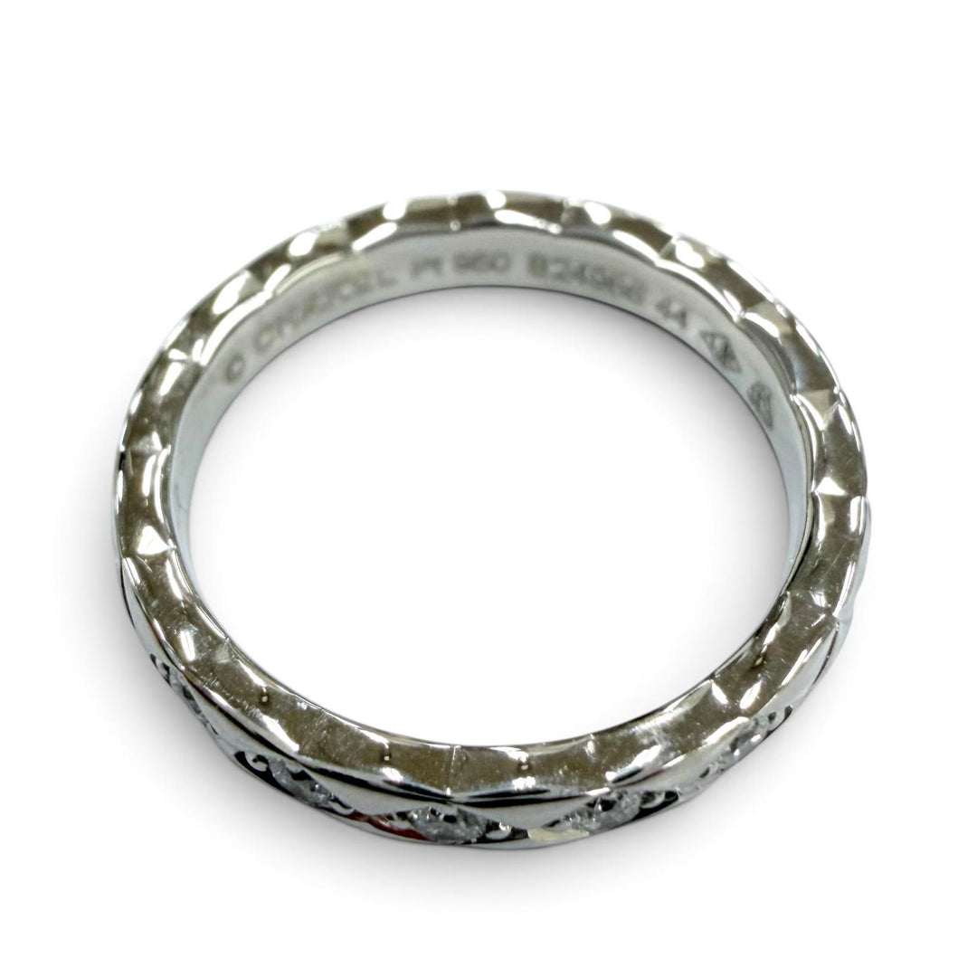 Excellent CHANEL Coco Crush 5P Diamond Ring with Certificate, June 2021 Platinum