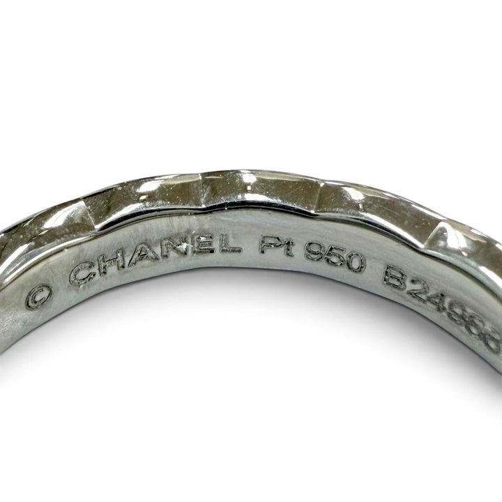 Excellent CHANEL Coco Crush 5P Diamond Ring with Certificate, June 2021 Platinum