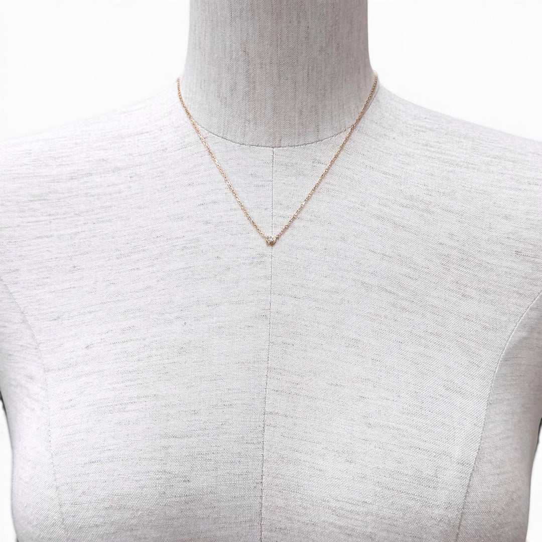Great Cartier Necklace Damour SM 16.3"" Pink gold AU750 Women