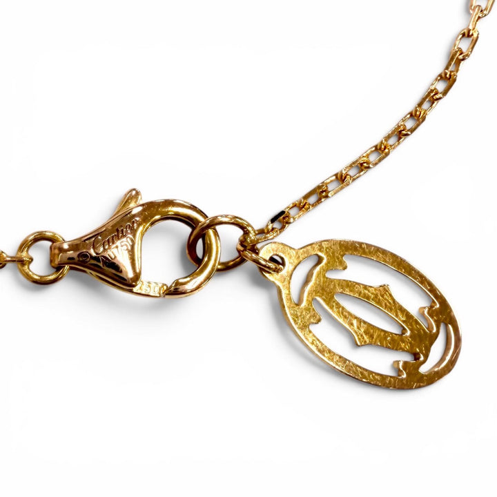 Great Cartier Necklace Damour SM 16.3"" Pink gold AU750 Women