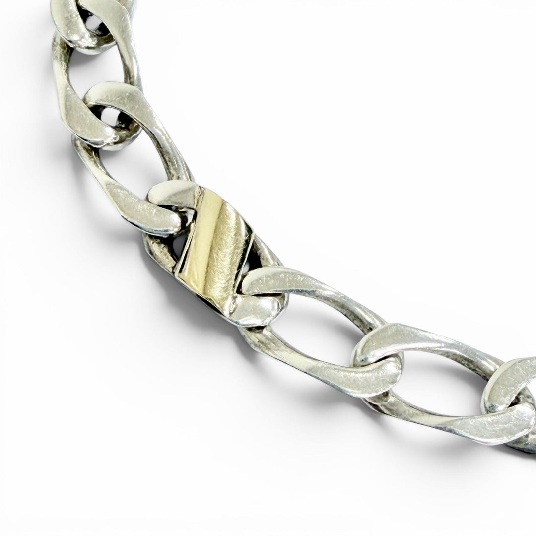 Great TIFFANY&Co. bracelet Figaro gold 925 Women