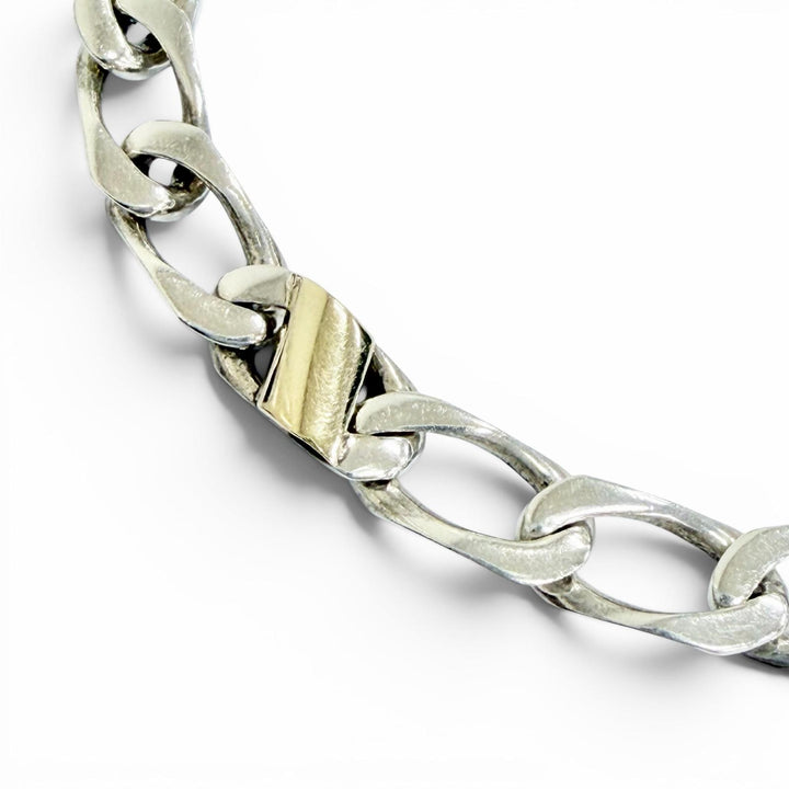Great TIFFANY&Co. bracelet Figaro gold 925 Women
