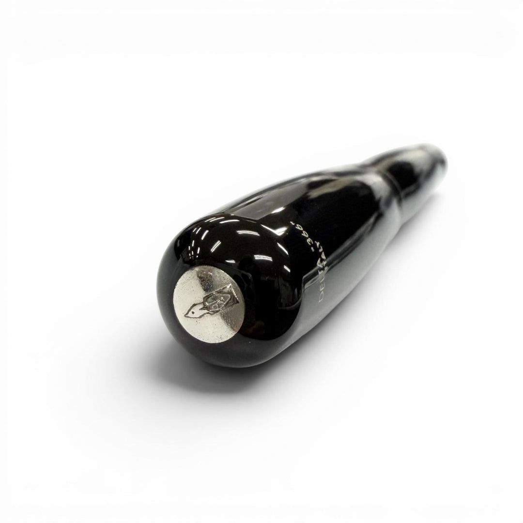 Excellent DELTA fountain pen black 18K mens 366