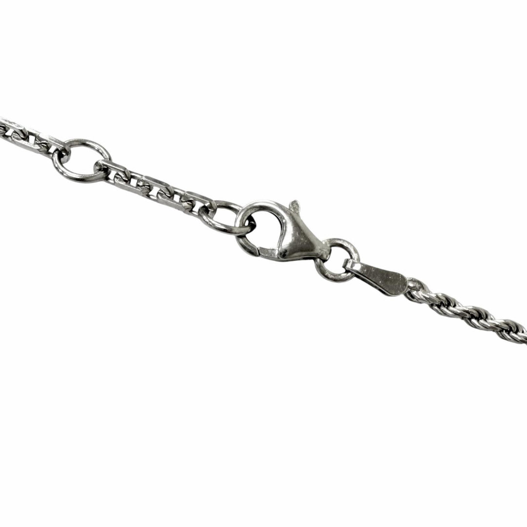 Great BOTTEGAVENETA Necklace Ring motif pendant Silver AG925 mens