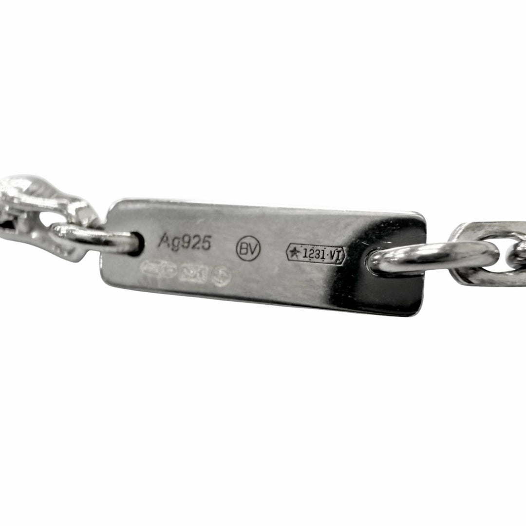 Great BOTTEGAVENETA Necklace Ring motif pendant Silver AG925 mens