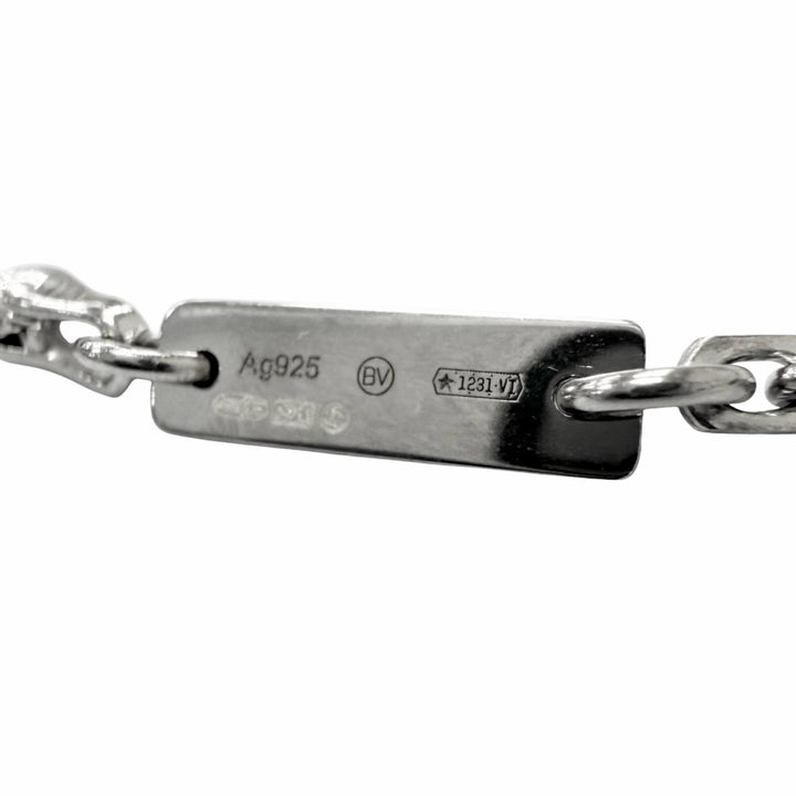 Great BOTTEGAVENETA Necklace Ring motif pendant Silver AG925 mens