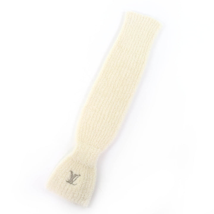 Great LOUIS VUITTON Scarf Muffler Only LV Mini Confidence off white M90803