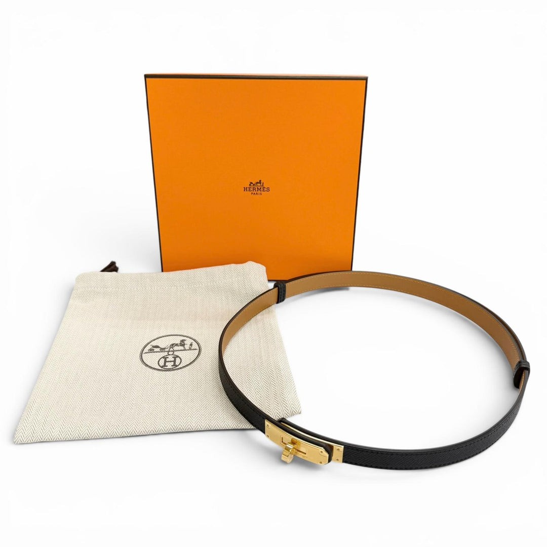 Pristine HERMES belt Kelly belt Epsom Leather Women