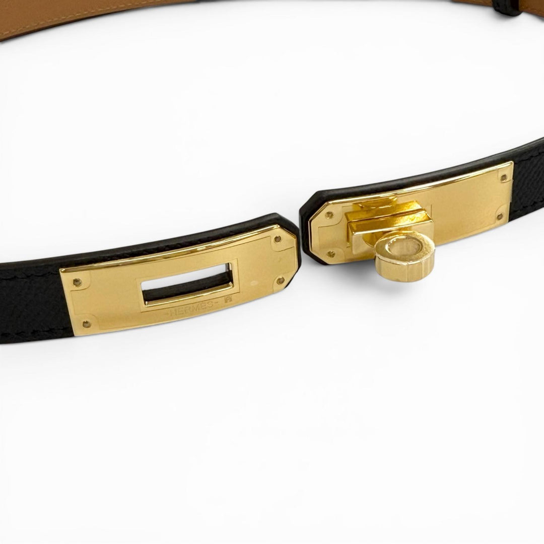 Pristine HERMES belt Kelly belt Epsom Leather Women