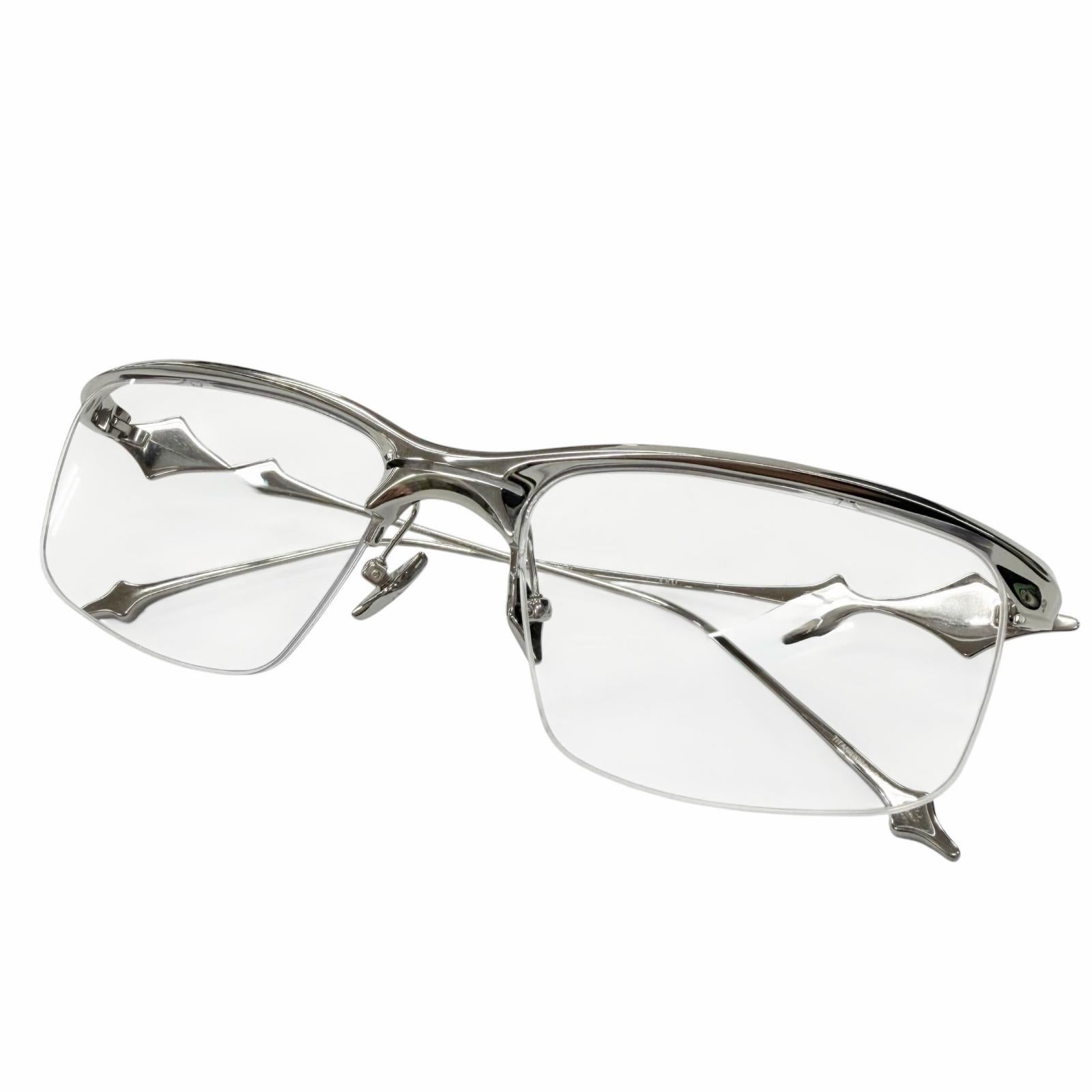 Excellent GENTLE MONSTER Glasses KRO 02 Silver titanium Women