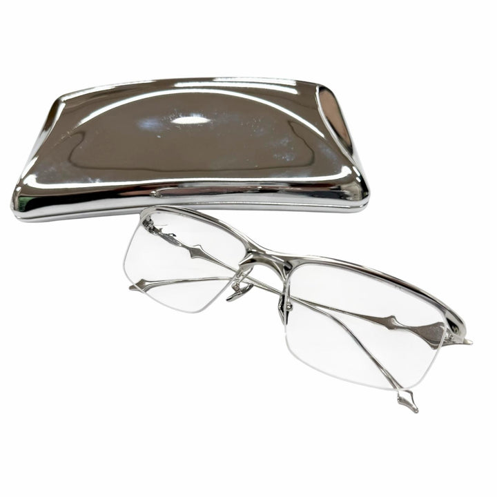 Excellent GENTLE MONSTER Glasses KRO 02 Silver titanium Women