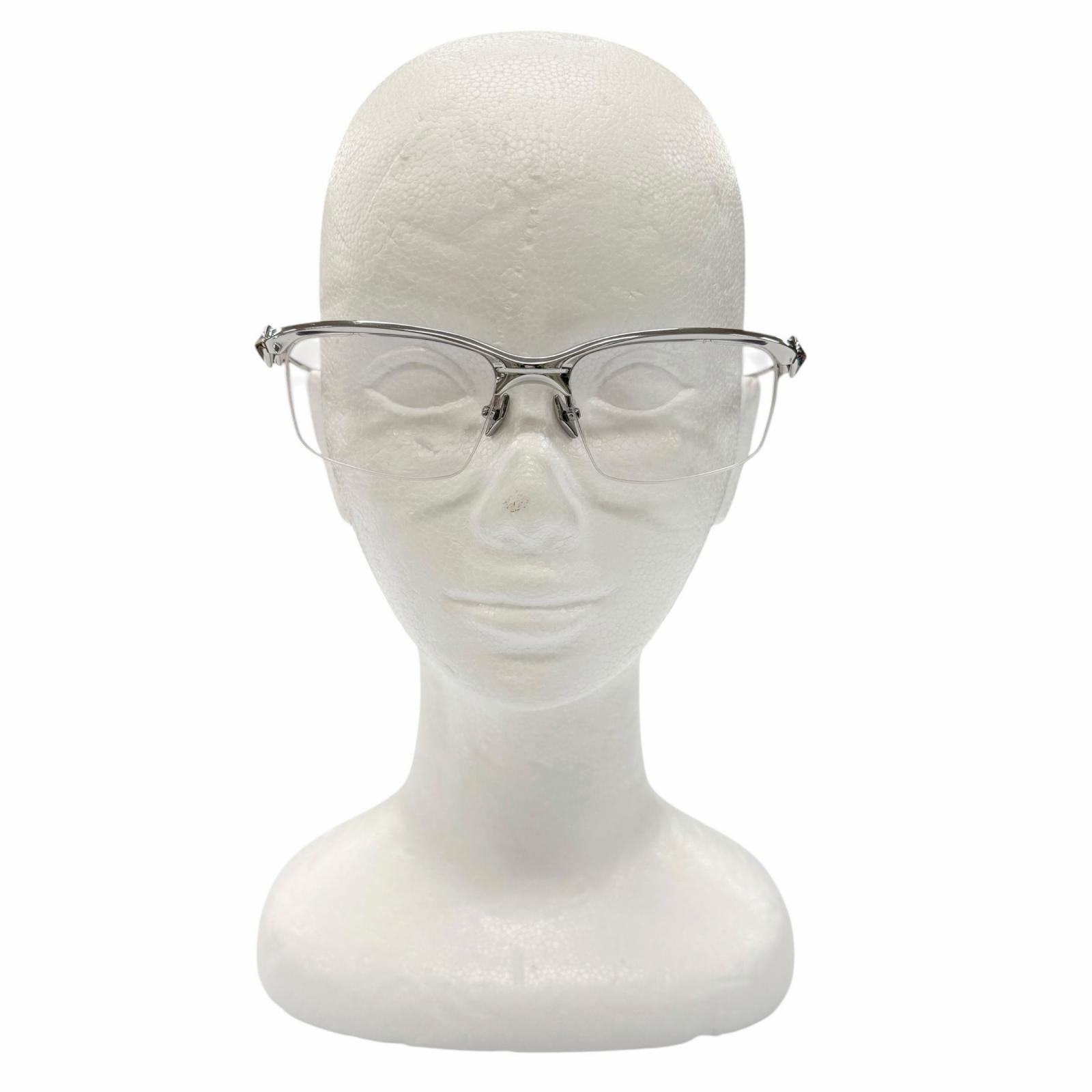 Excellent GENTLE MONSTER Glasses KRO 02 Silver titanium Women