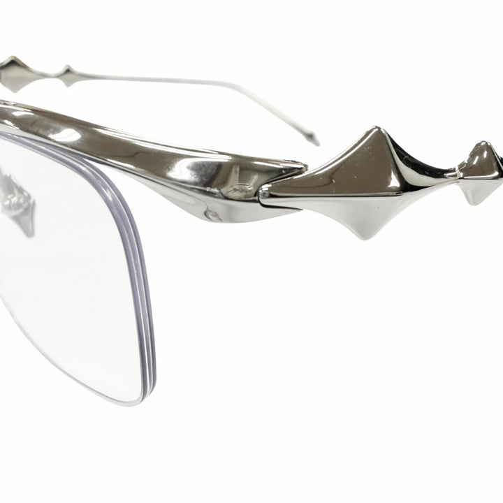Excellent GENTLE MONSTER Glasses KRO 02 Silver titanium Women
