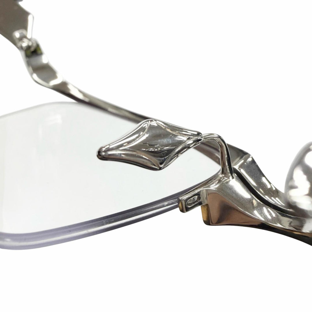 Excellent GENTLE MONSTER Glasses KRO 02 Silver titanium Women