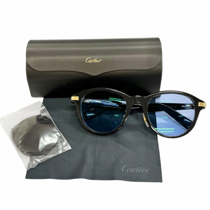 Very Good Cartier sunglasses Premier de Cartier Boston black mens CT0395SA