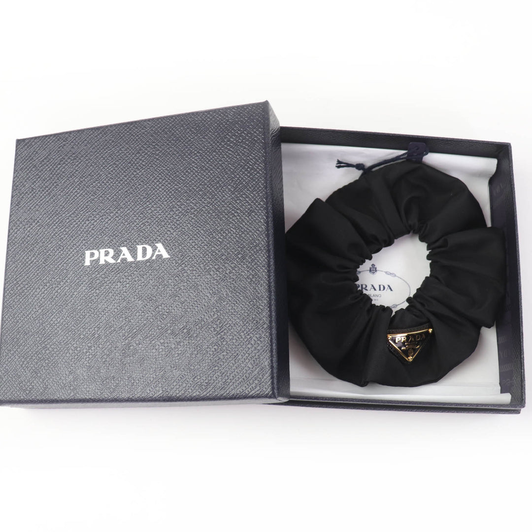 Excellent PRADA Shush Test RE-NYLON Hair Accessories black Nylon Women 1IF015