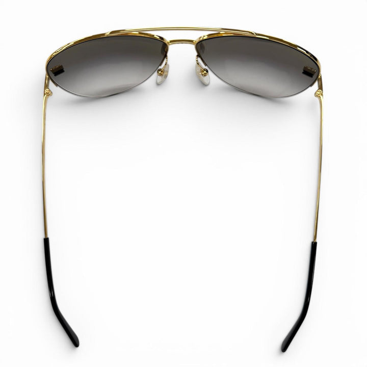 Excellent Cartier sunglasses PANTHERE de Cartier gold mens CT0065S