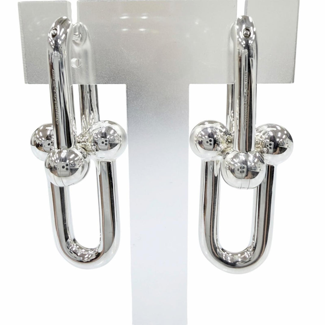 Excellent TIFFANY&Co. Pierce Extra Large Link Pierce Silver AG925 Women